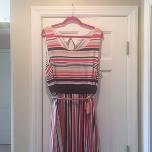 Striped maxi dress